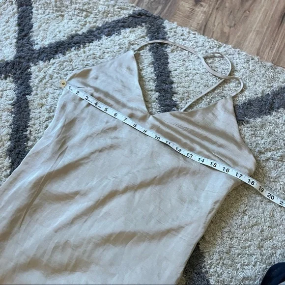 4SI3NNA Silk Halter Slip Dress - Picture 10 of 11